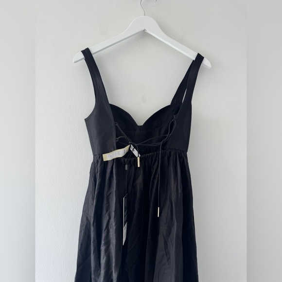 ACLER NWT Sandgate Black Midi Dress 2 - Picture 9 of 12